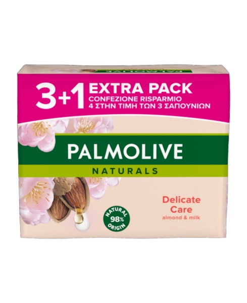 Immagine di PALMOLIVE SAPONETTE GR.90X4 SENSITIVE LATTE MANDOR